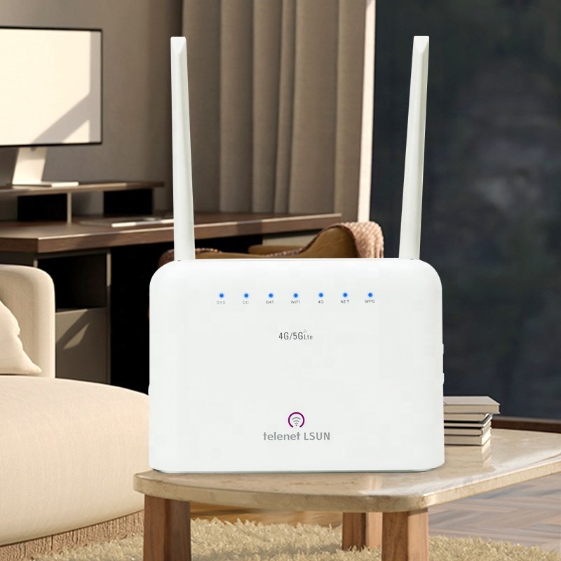 Telenet LSUN CPE MF286N LTE 4G wireless router CAT4 5000mAh battery SIM card slot 150 Mbps volte router